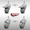 Service Caster 3 Inch SS Gray Polyurethane 10mm Threaded Stem Caster Total Lock Brake, 2PK SCC-SSTSTTL20S314-PPUB-M1015-2-S-2 - alternate 1